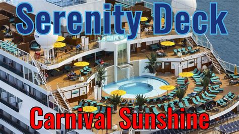Achieve Total Relaxation on the Carnival Magic Serenity Deck